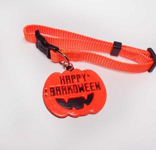 Happy Barkoween pet collar