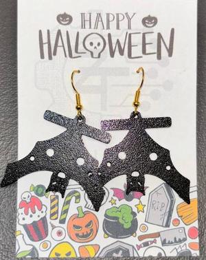 Bat earrings halloween