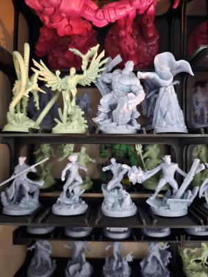 Expanded 'bunk' holders Marvel Zombies Organizer (for Painted Minis)