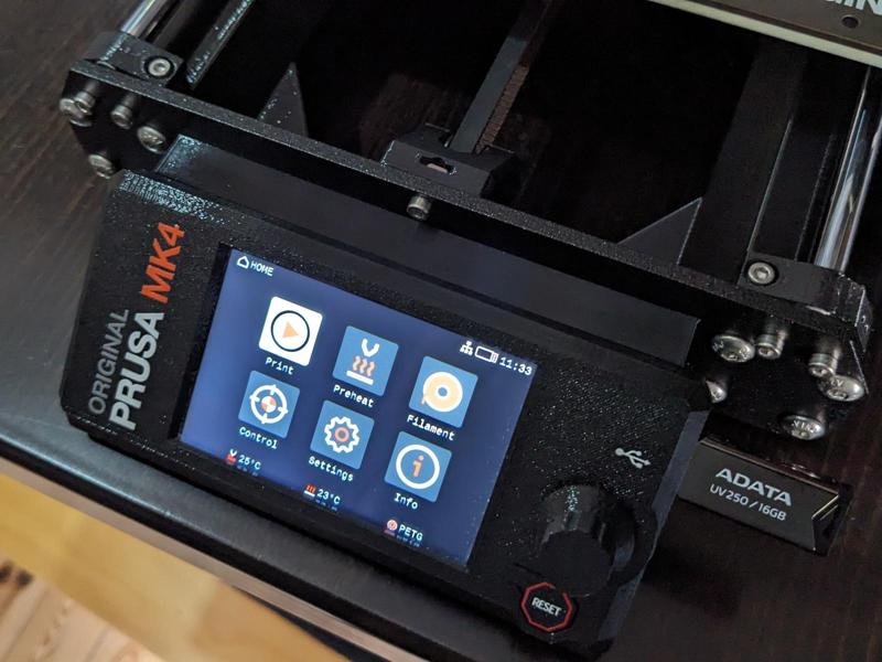 Prusa MK4 LCD (xLCD) Support Cover