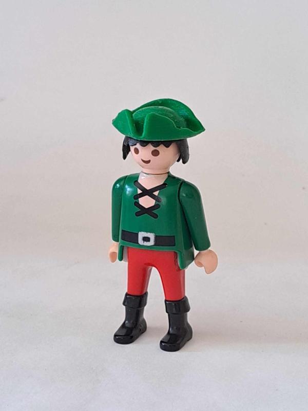 Bicorne, wide, cleft in front - Playmobil