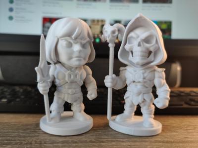 He-Man And Skeletor Chibi MOTU