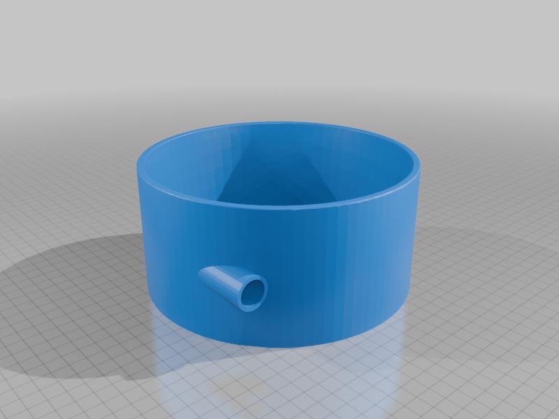 Gold spiral concentrator for panning/prospecting, blue bowl