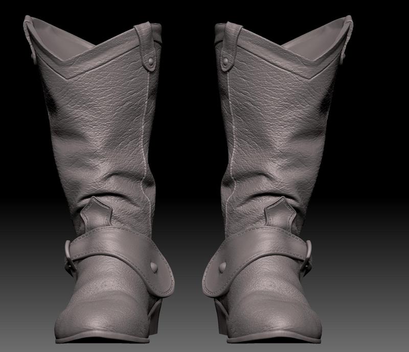 Boots 3D print model