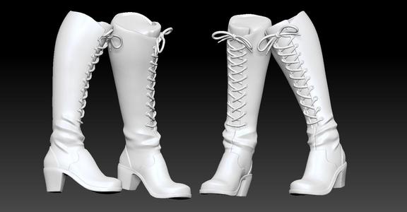 Boots 3D print model