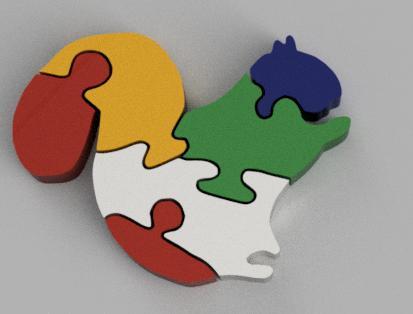 Puzzle Ardilla Zoo de ensueño