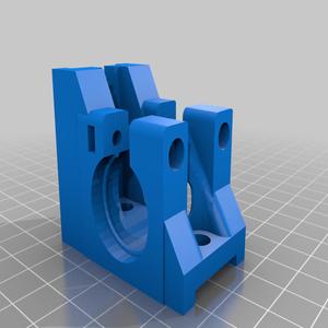 Shorter Plastic Hypercube Z Bearing Carriage LM12UU