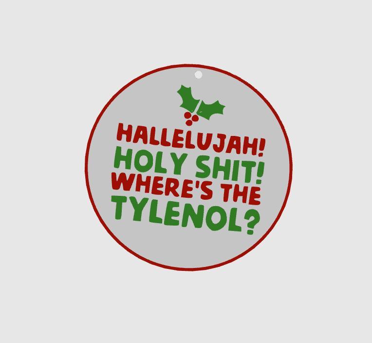 Christmas Vacation Ornament / Quote / Holiday