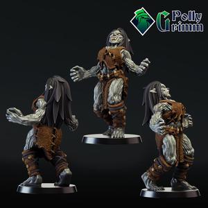 Tabletop miniature. She wolf werewolf