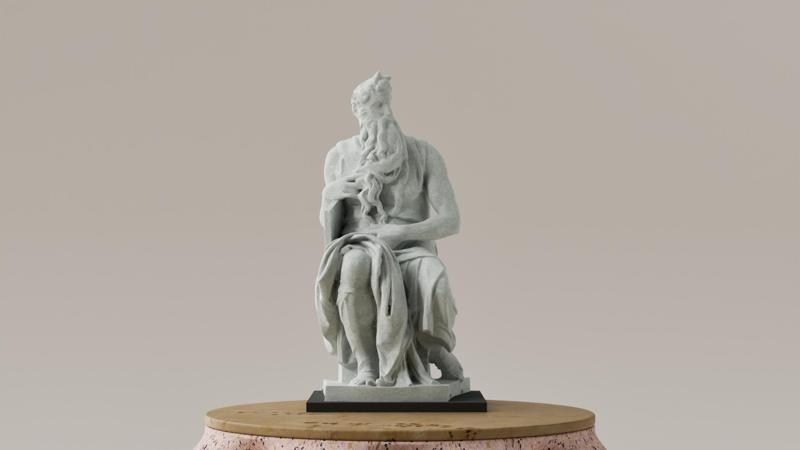 Sculpture by miguel angel - moises