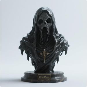 Zombie statues, necromantic sculptures
