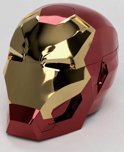 iorn man mask and key chain combo