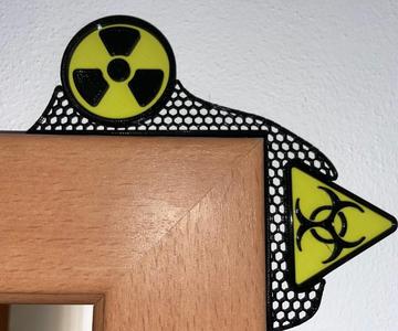 Door corner - hazard