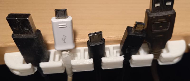 USB / Charging cable hanger