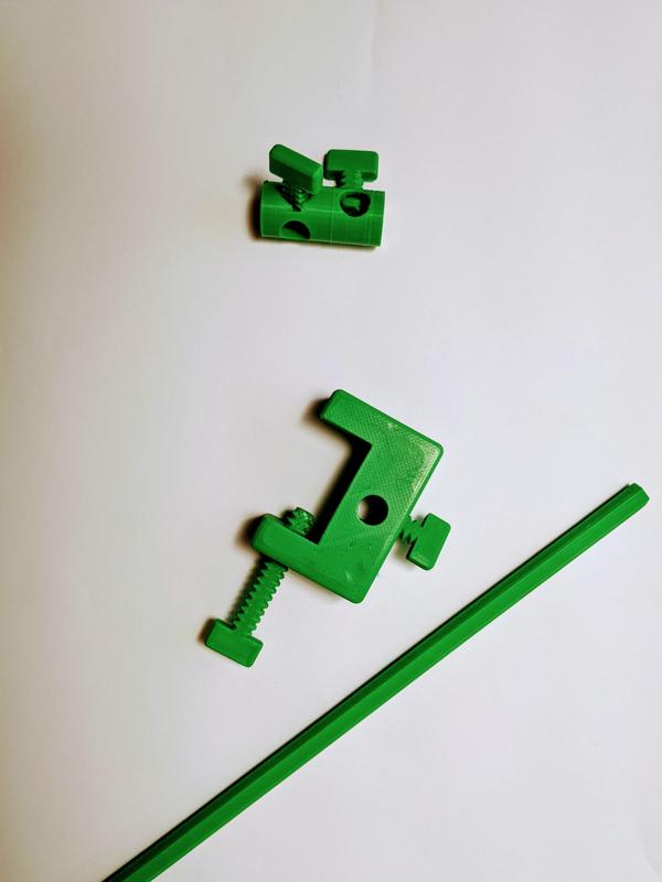 stand material - clamp and joint