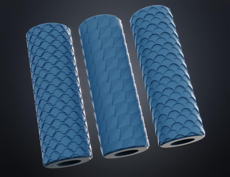 Texture Rollers Dragon and Fish Scales Vol.2 (4-6)