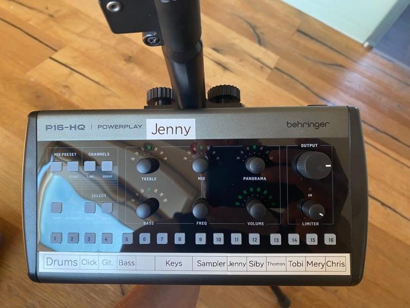 Behringer P16M / P16-HQ Personal Mixer Stand Mounts (20 mm & 25 mm)