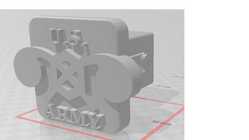 Chemical Corp US Army Hitch cover / cap (Remix)