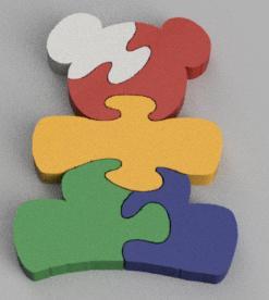 Puzzle Oso2 Zoo de ensueño