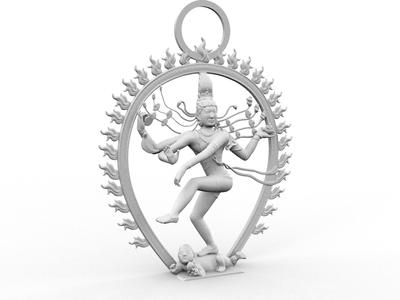 nataraja wall sculpture