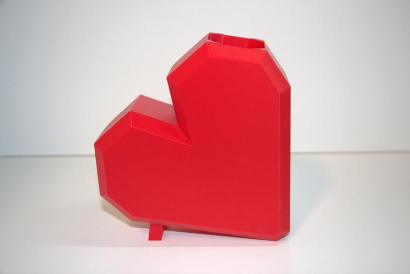Heart vase Mother's Day gift | Vase for flowers