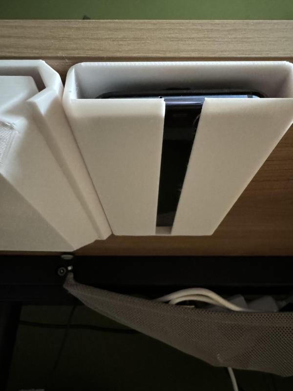 Phone under desk mount