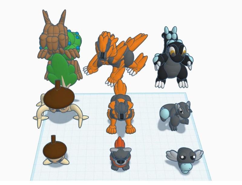 Braxtian Starters (Fake'mon)