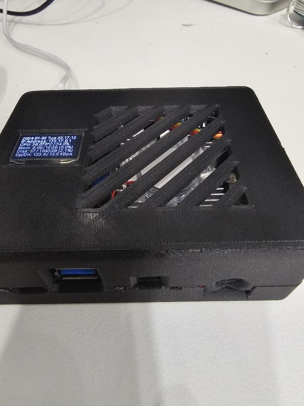 orangepi 5 plus case with zigbee coordinater, NVME , SSD1306