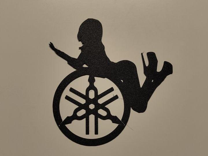 yamaha girl wall art