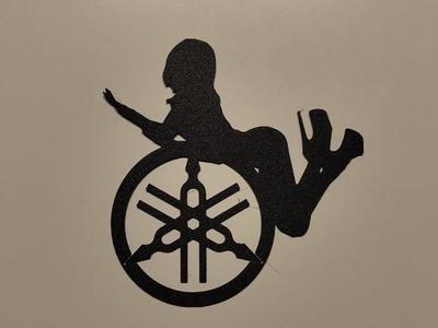 yamaha girl wall art