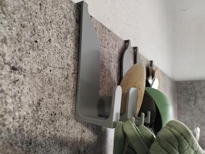 Kitchen aid for hanging up various kitchen tools | Küchenhelfer zum aufhängen diverser Küchenwerkzeuge