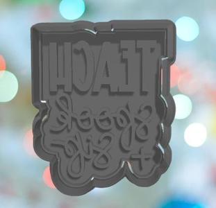 Halloween Teach Spook Sip Cookie Cutter