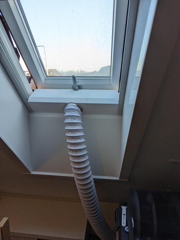 Window Exhaust Vent | Fume Extractor | Air Intake | AC air conditioner Ventilation | Roto WDC i8