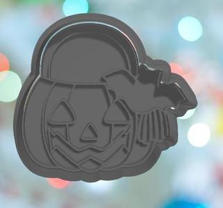 Halloween Pumpkin Bucket Cookie Cutter