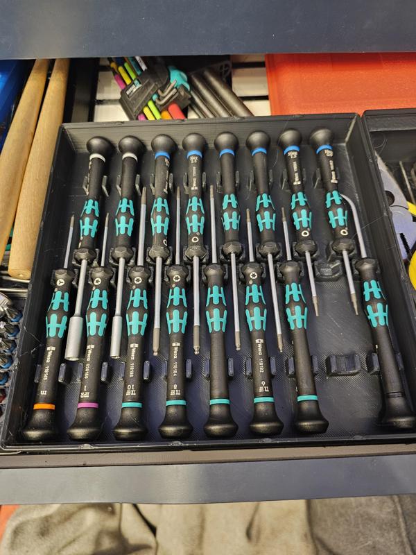 Wera Micro Kraftform Gridfinity holder