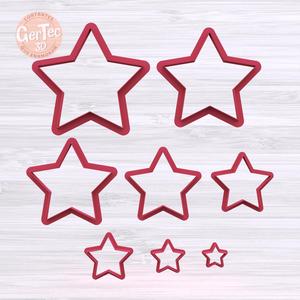 SET STARS / COOKIE CUTTER STARS