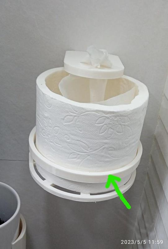 PAPEL PORTARROLLOS WC TOILLETTE PAPER -MEJORADO-