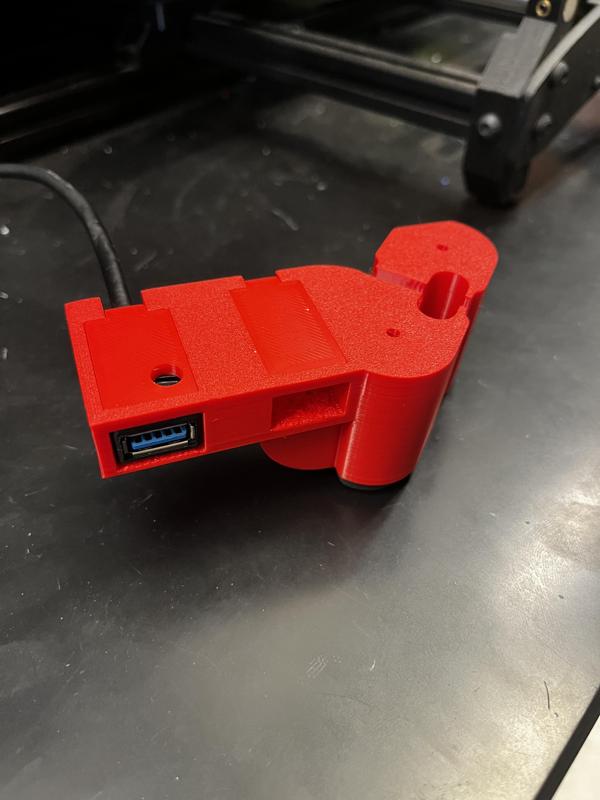 USB Mount for under Prusa Enclosure...but taller
