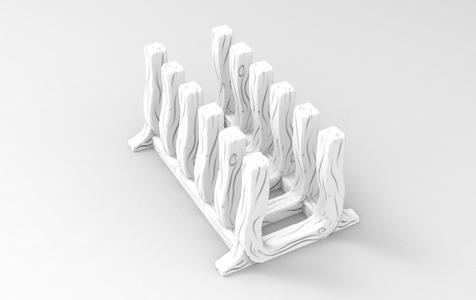 Kitchen plate holder