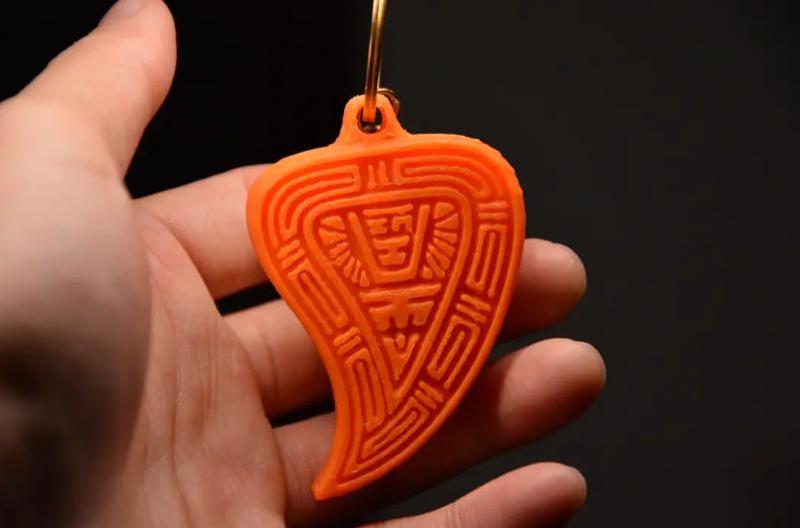 潮汕红桃粿吊件-Teochew Peach-shaped Kueh Key Chain