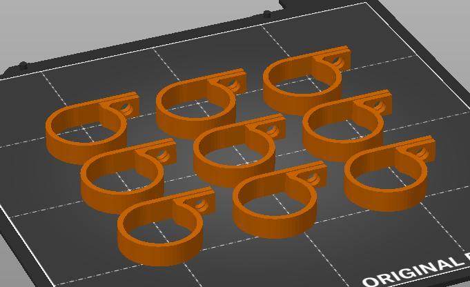 25mm Conduit loop clip