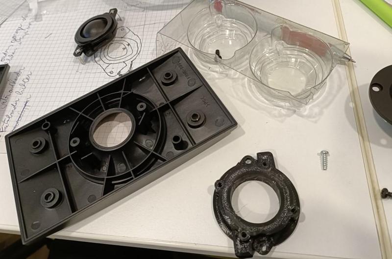 Pioneer S-H510V tweeter speaker adapter plate