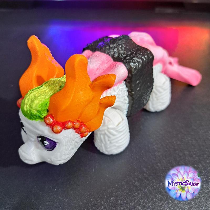 Shrimp Sushi Roll - Articulated