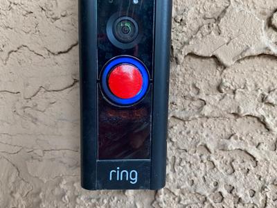 Ring Doorbell Camera Button