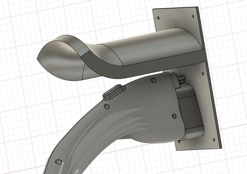 CCS 1 Wall Mount with Cover and Cable Management