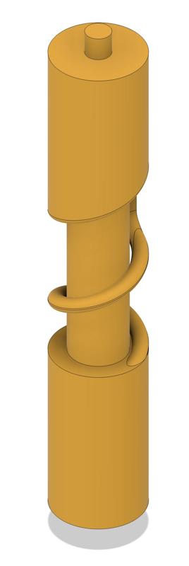 Springy toiler paper holder