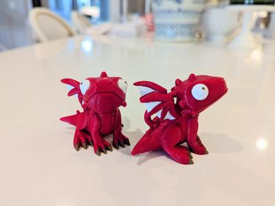 Cute Dragon Keychain