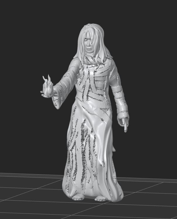 Fire Druid figure