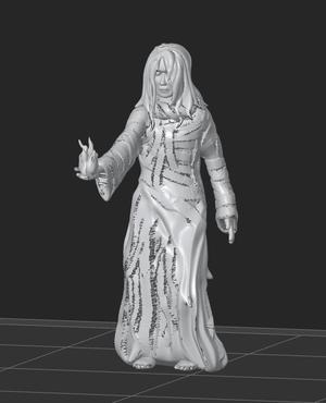 Fire Druid figure