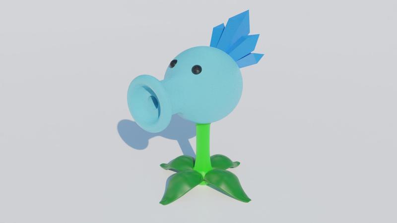 PLANTS VS ZOMBIES (FUNCTIONAL) Ice Pea Thrower